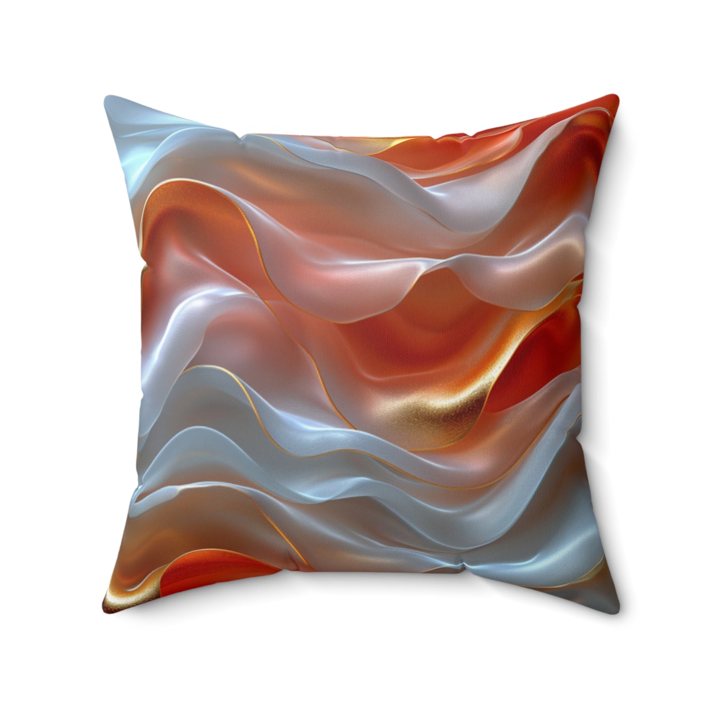 Vintage Elegance - Faux Suede Square Pillow