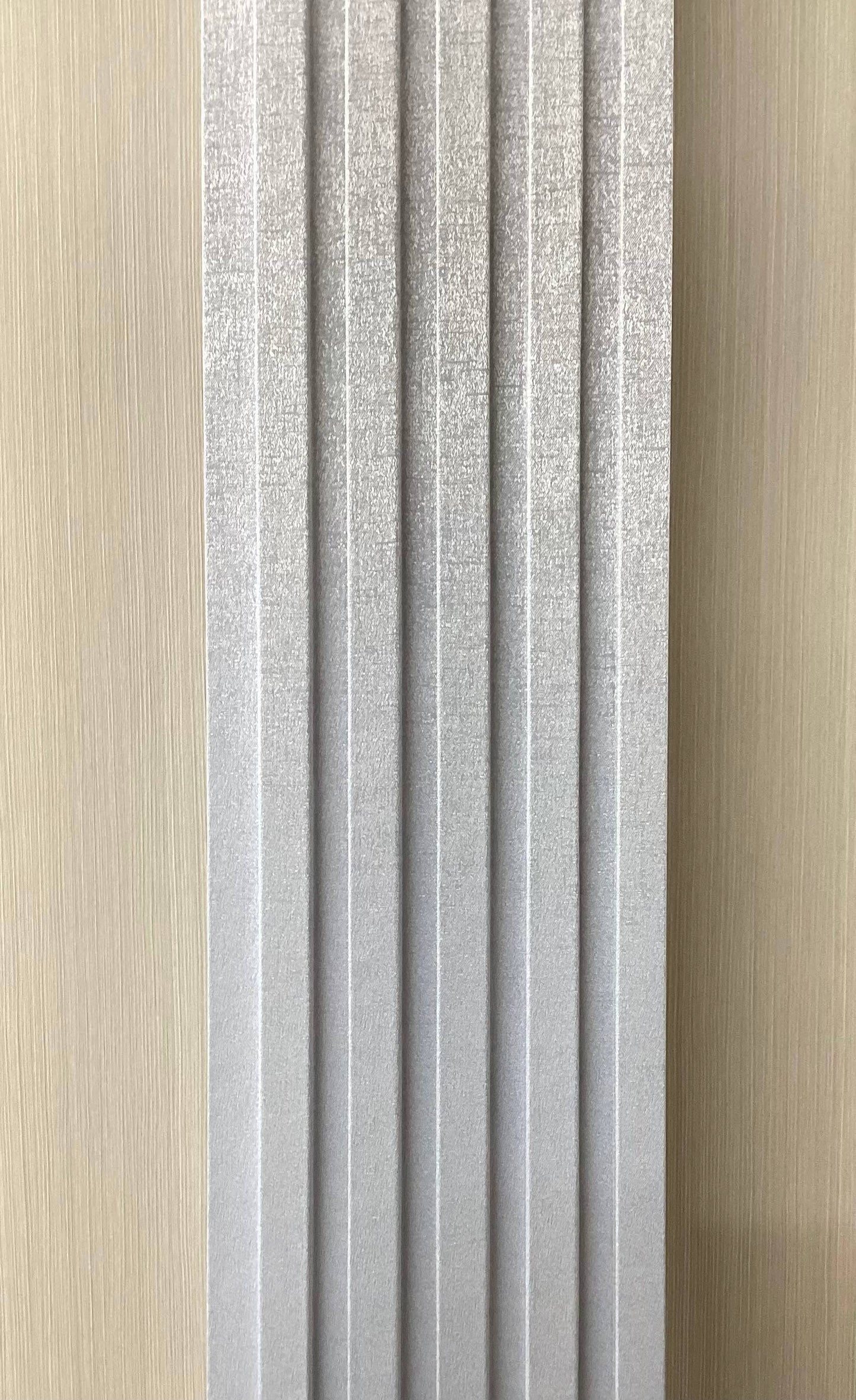 2 Piece Slat Wall Panels 6.7" X 98.5" (10 Sq Ft) (2 Panels): SW-YH-1002 Light Blue
