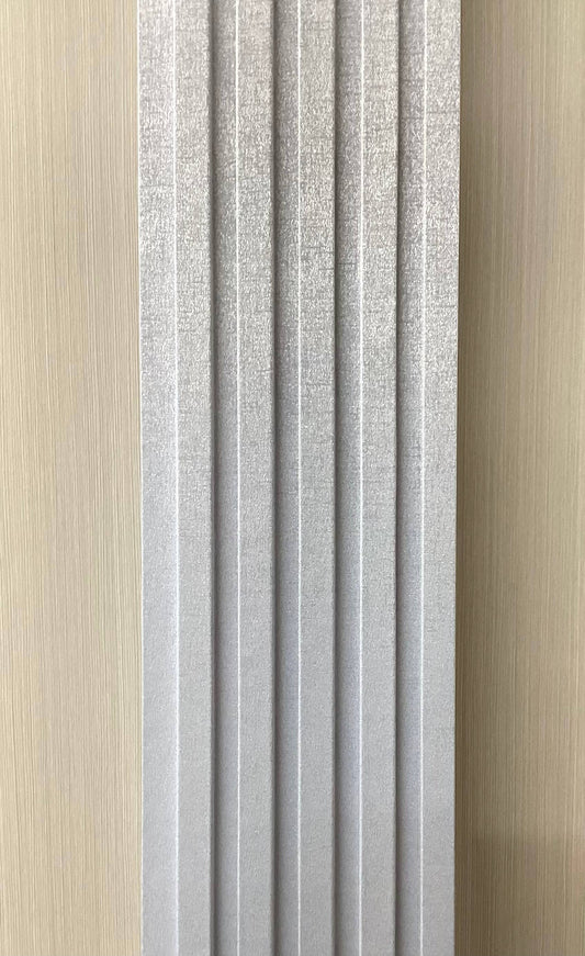 2 Piece Slat Wall Panels 6.7" X 98.5" (10 Sq Ft) (2 Panels): SW-YH-1002 Light Blue