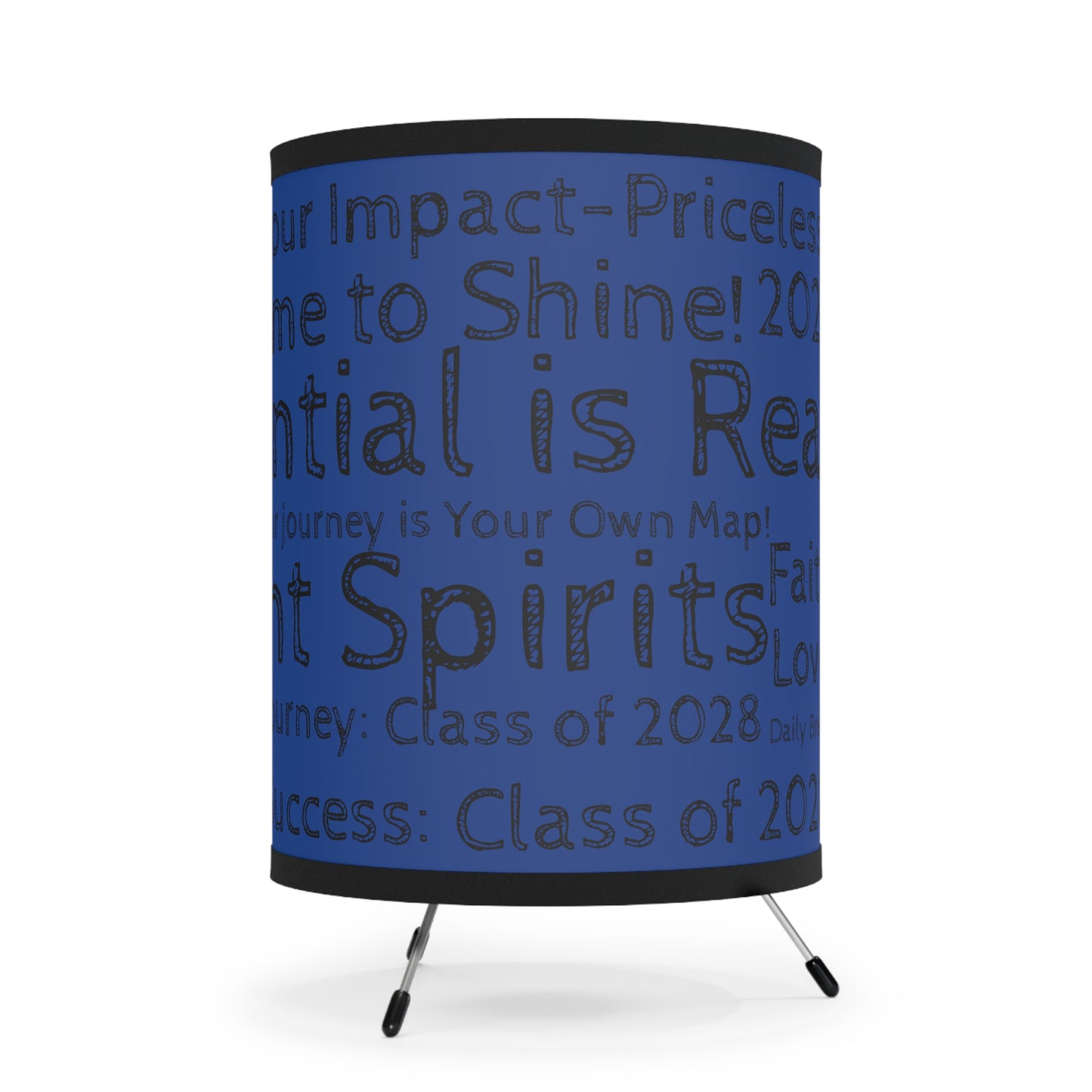 Triumph Tripod Desk Lamp- Dark blue