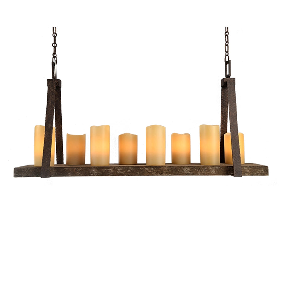 Fiamma Rustic Linear Chandelier