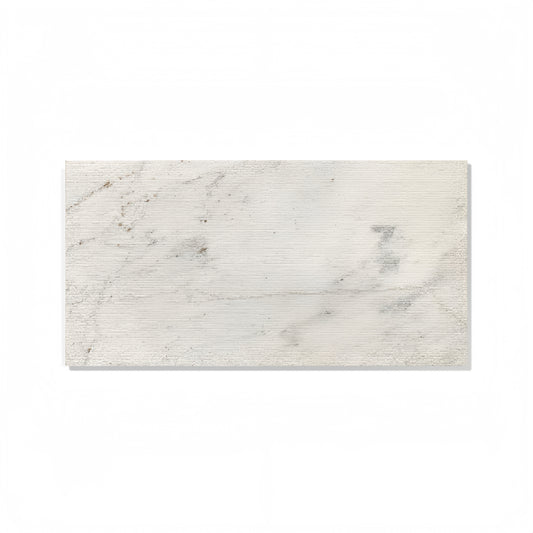 Snow Mountain White FS Textured Marble Tile – 12x24” Luxury Wall Tile