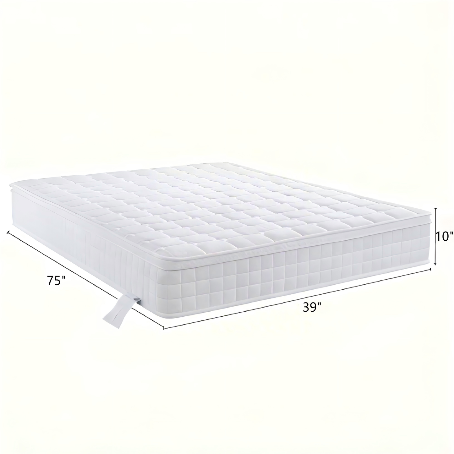 Twin Hybrid Mattress 10" Gel Foam Pocket Coil Comfort