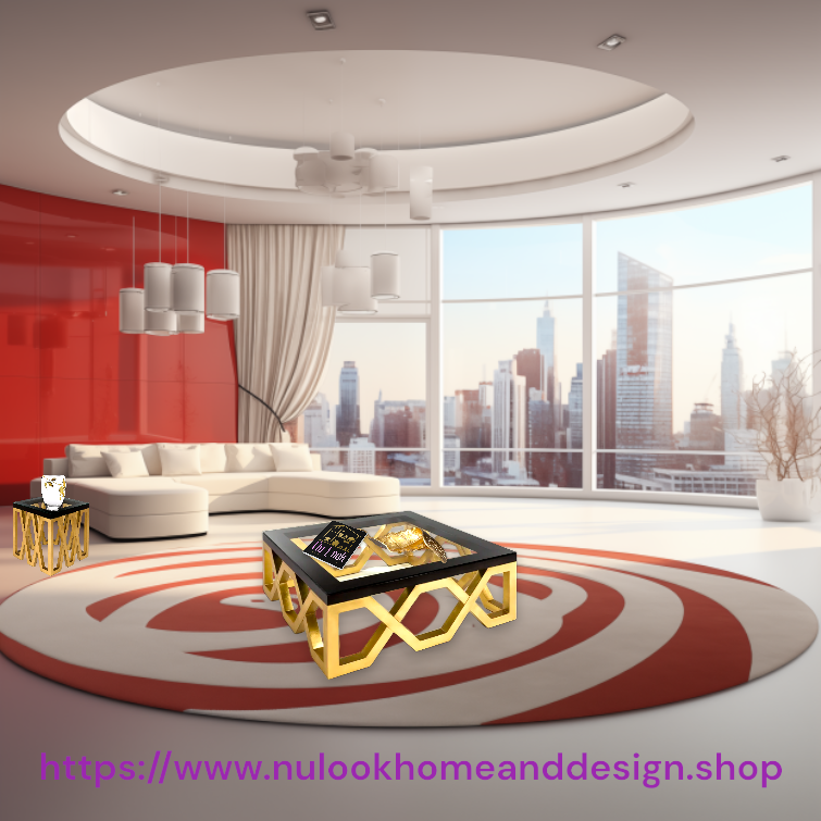 Lumière Gold End Table