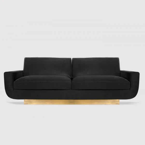 Velvet Elegance Living Room Ensemble-3 Sofa Set