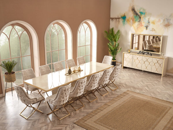 Napoli Dining Table – A Masterpiece of Elegance and Artistic Craftsmanship