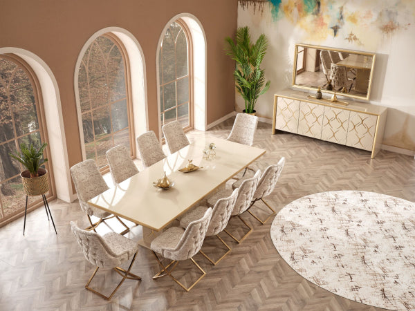 Napoli Dining Table – A Masterpiece of Elegance and Artistic Craftsmanship