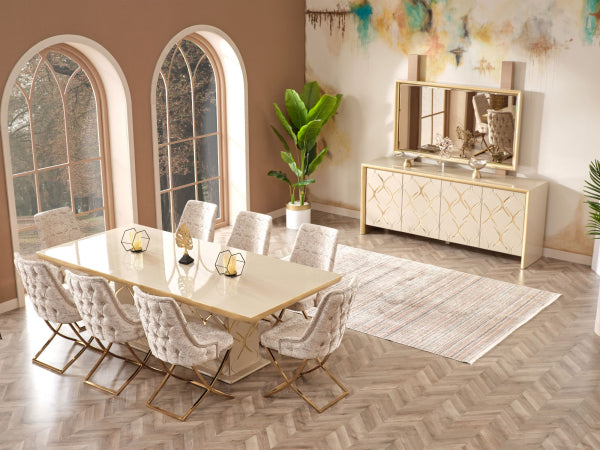 Napoli Dining Table – A Masterpiece of Elegance and Artistic Craftsmanship