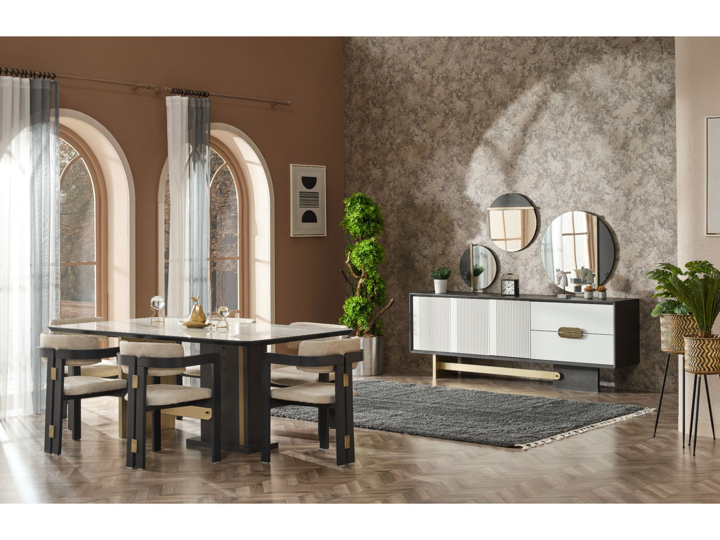 Pendik Dining Table – Bold Design with Contemporary Flair