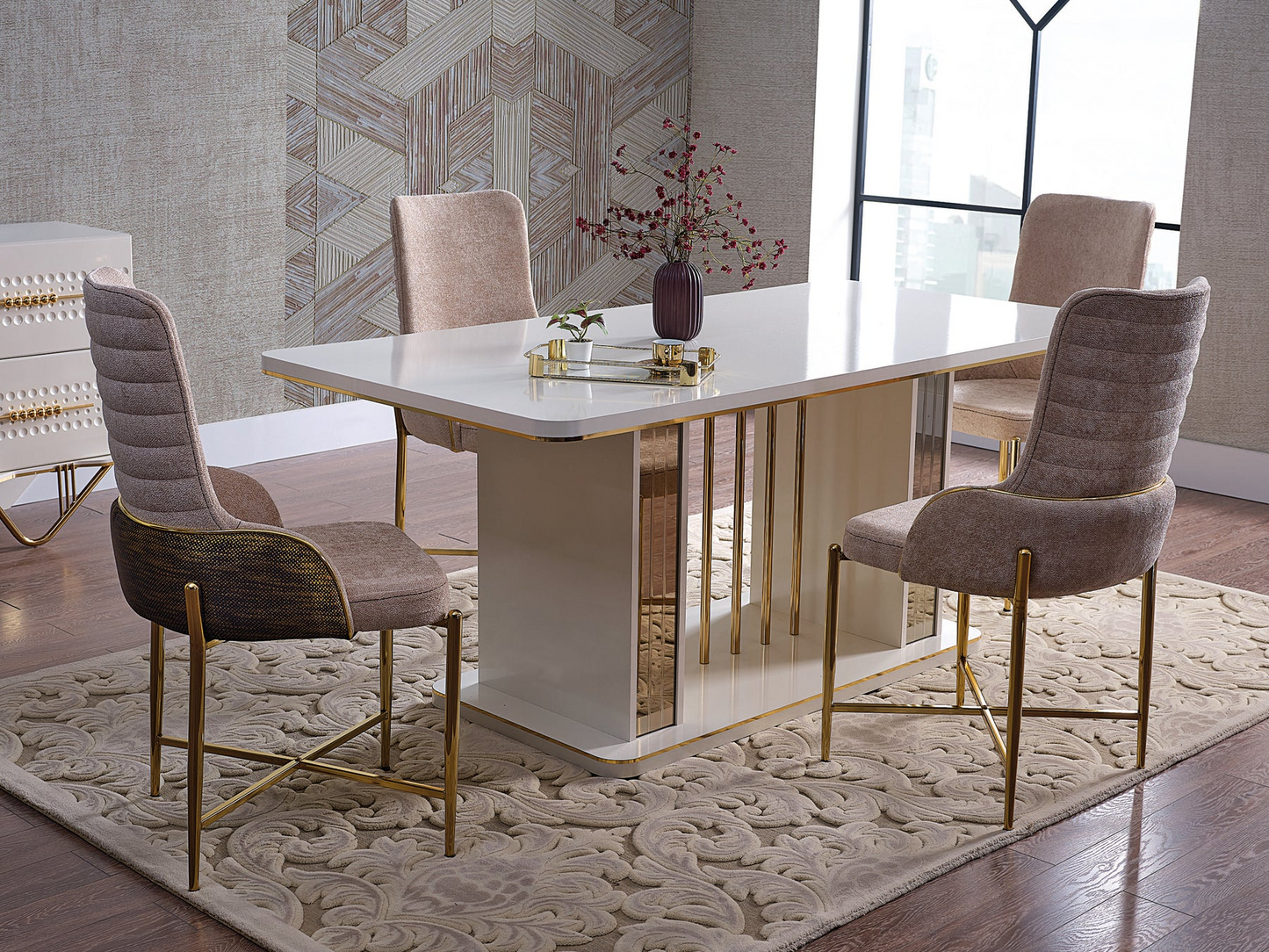 Valence Dining Table – Where Classic Charm Meets Modern Sophistication