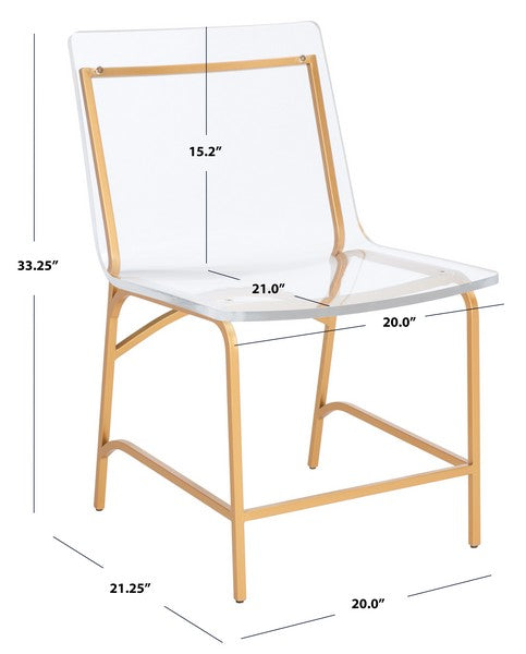Bryant Acrylic Dining Chair- SET2