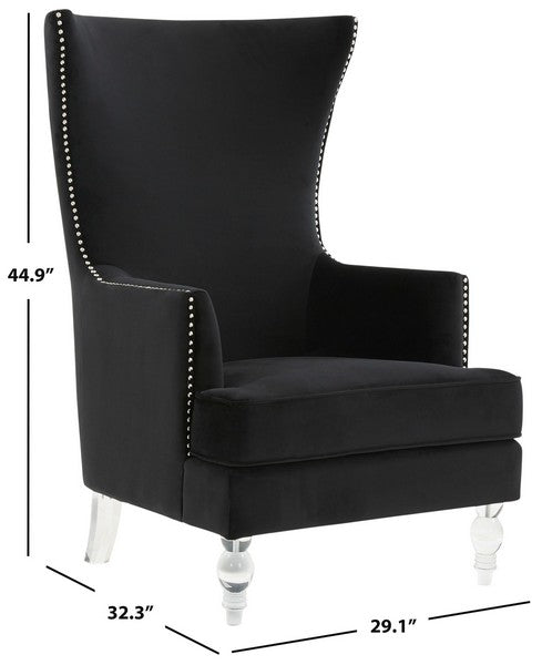 Geode Modern Wingback Accent Chair
