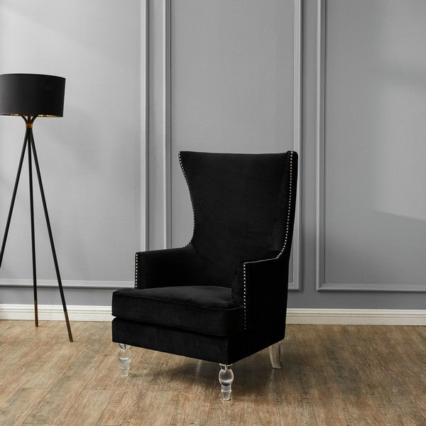 Geode Modern Wingback Accent Chair