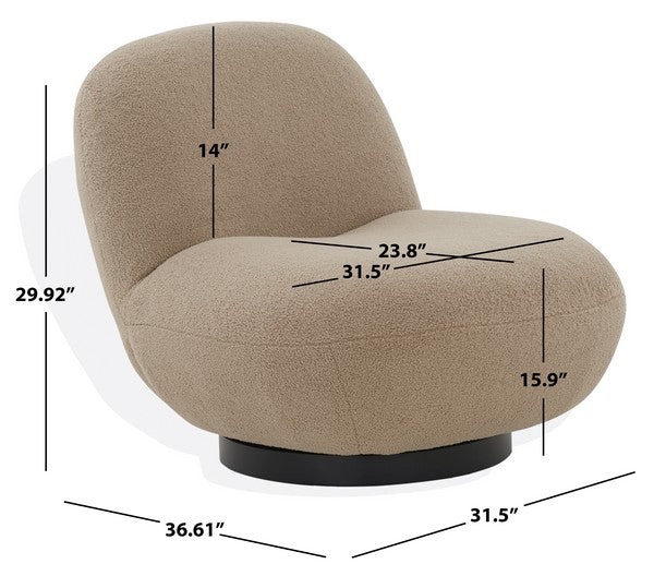 Stevie Velvet Accent Chair