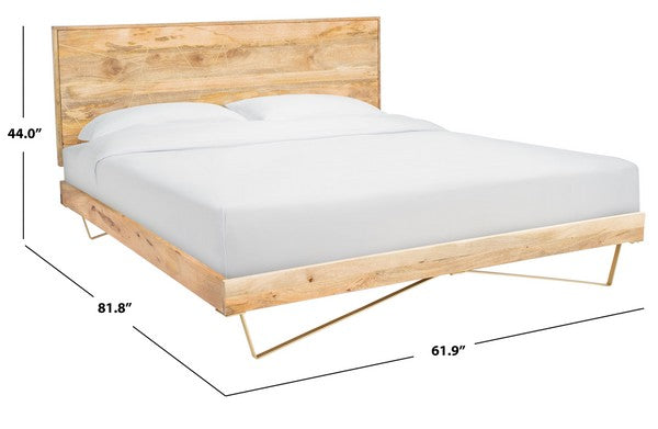 Marigold Gold Inlay Bed