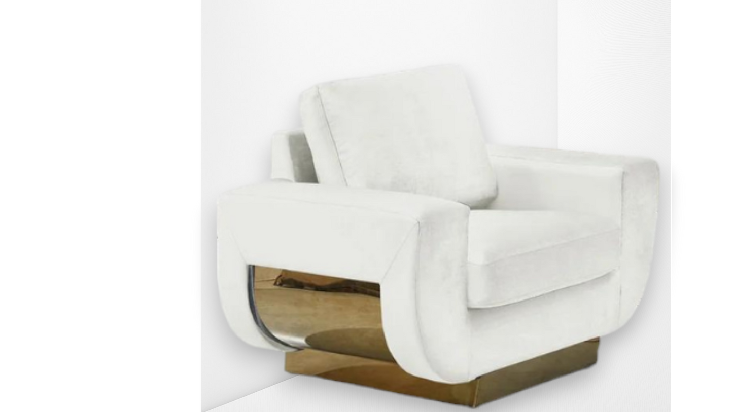 Velvet Elegance Living Room Ensemble-3 Sofa Set