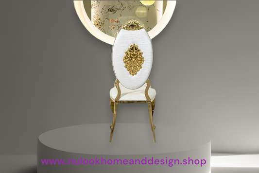 Regal Gold Cabriole Dining Chairs (Set of 2)