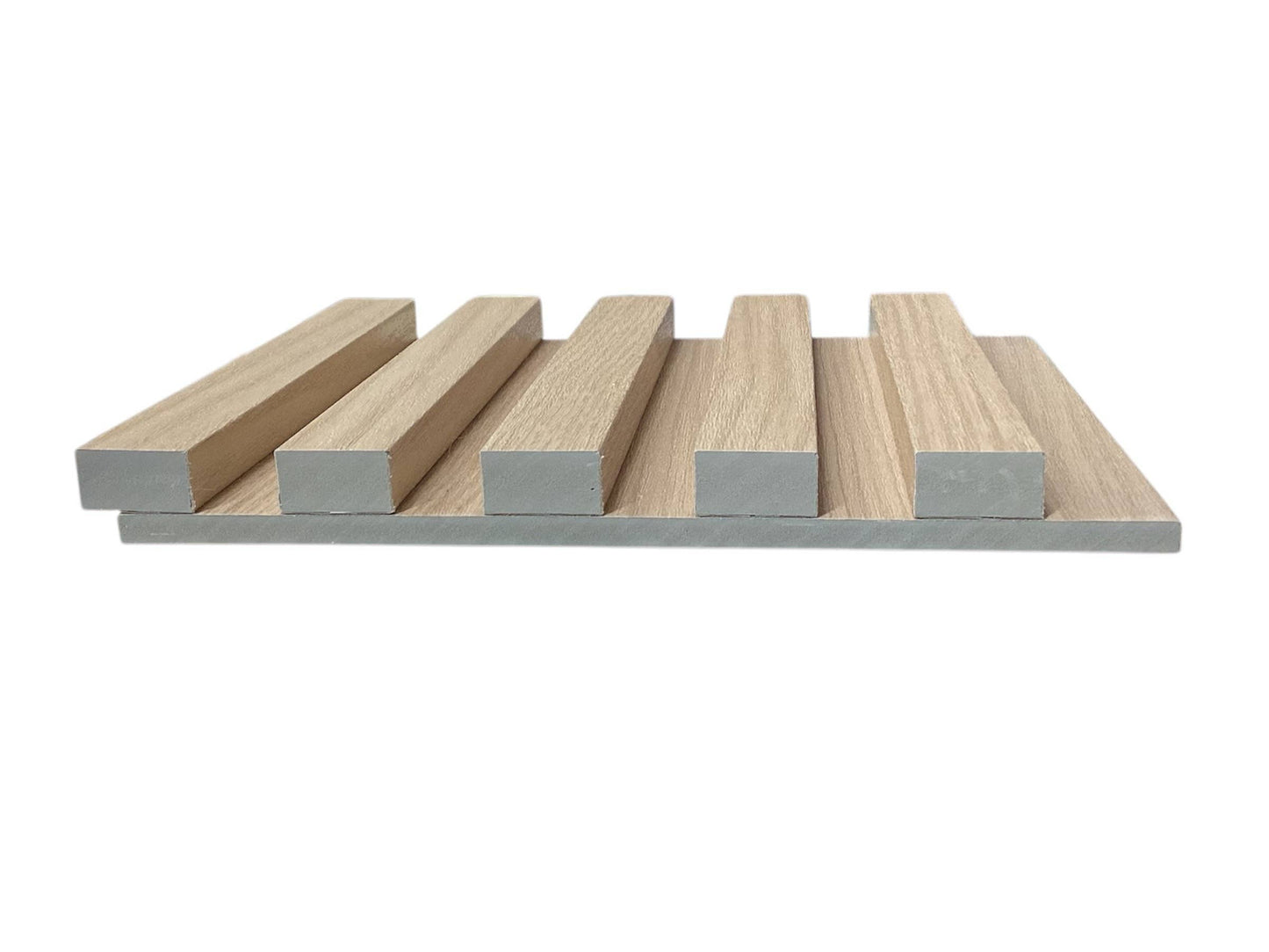 2 Piece Slat Wall Panels 6.7" X 98.5" (10 Sq Ft) (2 Panels): SW-YH-1002 Light Blue
