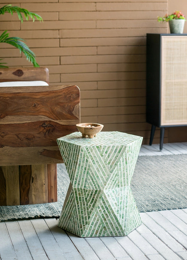 Accent Stool- Green