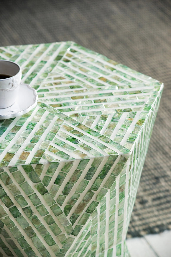 Accent Stool- Green