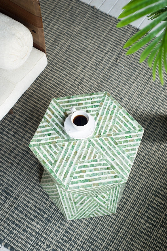 Accent Stool- Green
