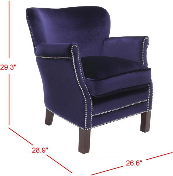 Jenny Armchair W/ Silver Nail Heads