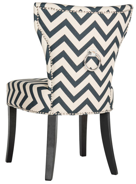 Jappic 20'' H Ring Side Chair Silver Nail Heads- SET2