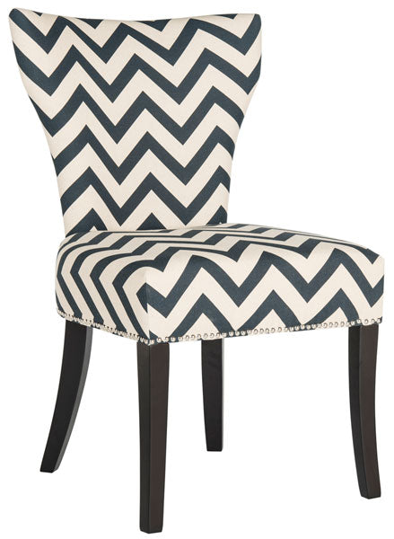 Jappic 20'' H Ring Side Chair Silver Nail Heads- SET2