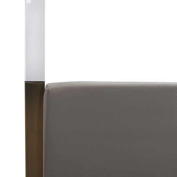 Dorothy Acrylic Canopy Bed- King- 2 colors