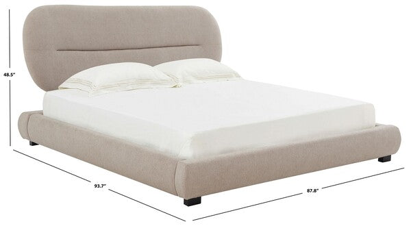 Thalia Oval Headboard King Bed