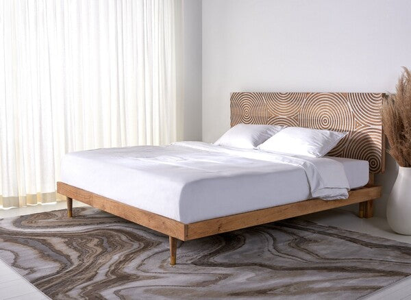 Dalvin Wood Platform Bed
