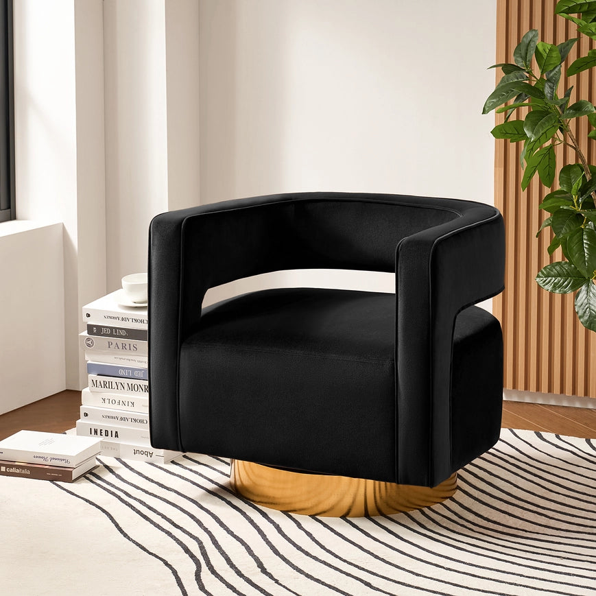 Blanca Swivel Barrel Chair- Multiple colors