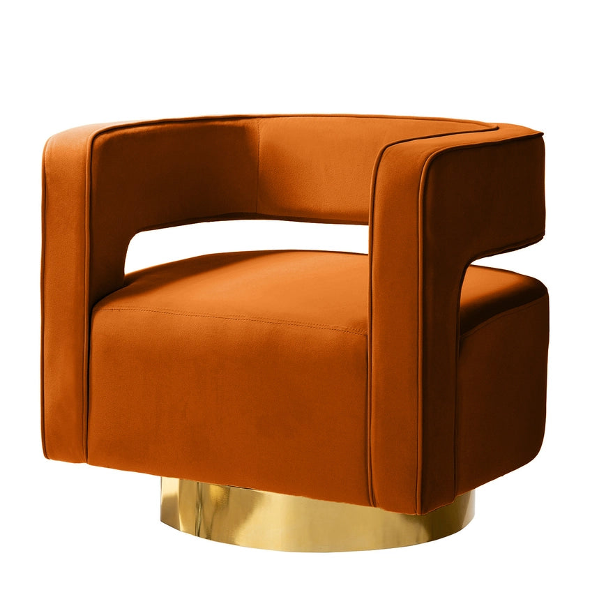 Blanca Swivel Barrel Chair- Multiple colors