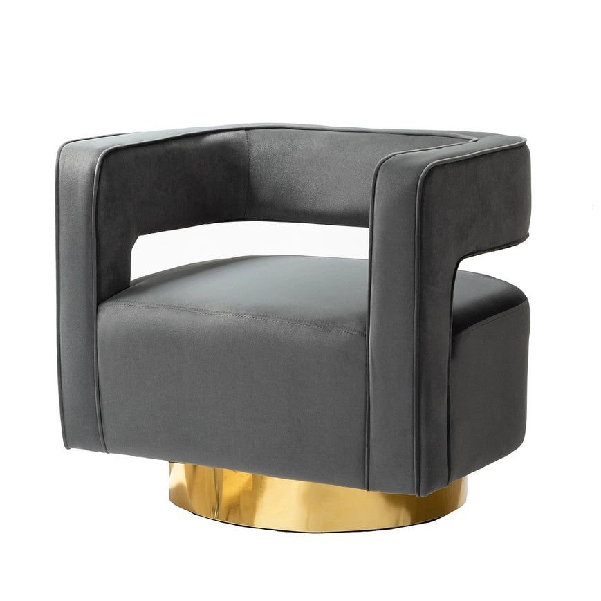 Blanca Swivel Barrel Chair- Multiple colors