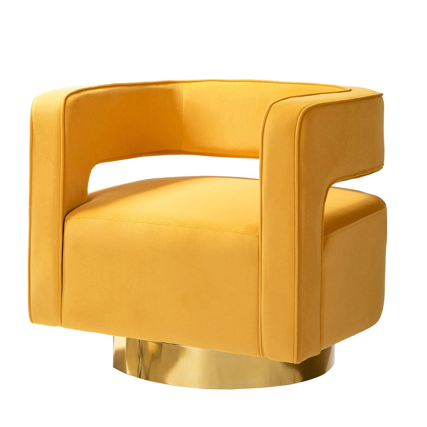 Blanca Swivel Barrel Chair- Multiple colors