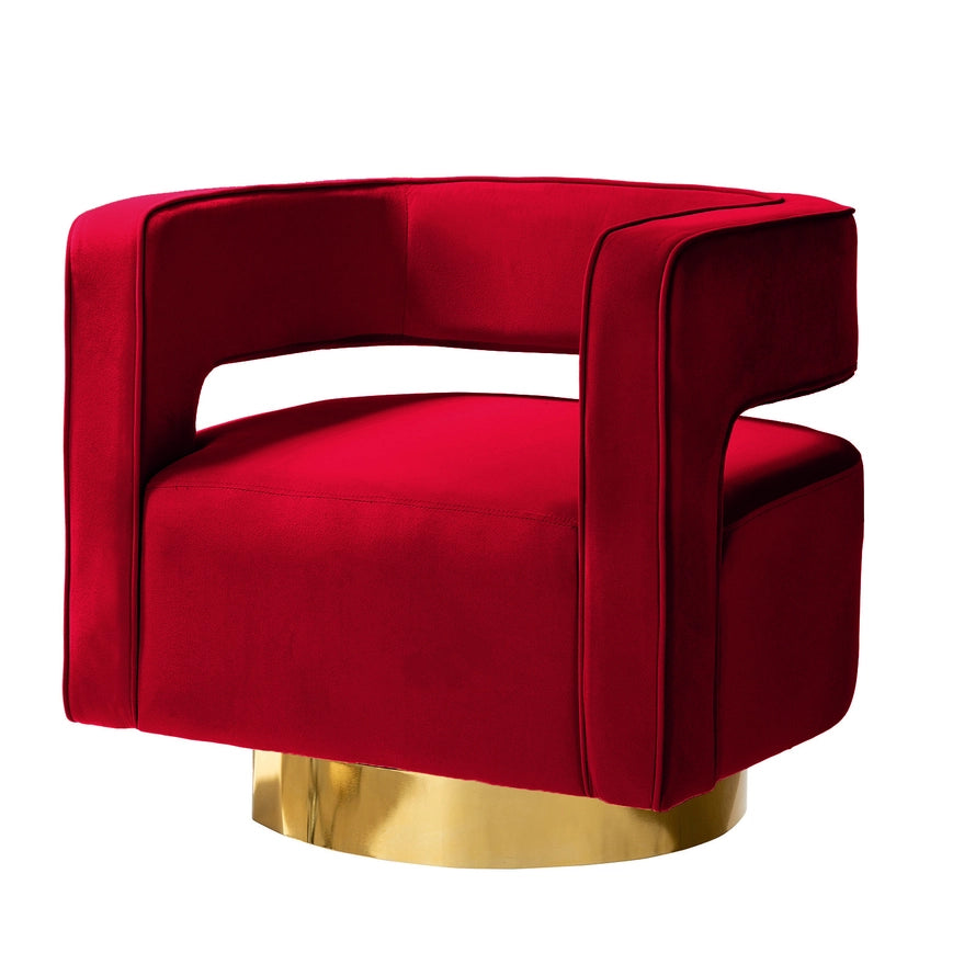 Blanca Swivel Barrel Chair- Multiple colors