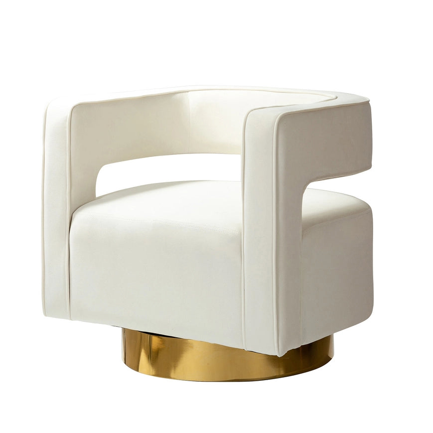 Blanca Swivel Barrel Chair- Multiple colors