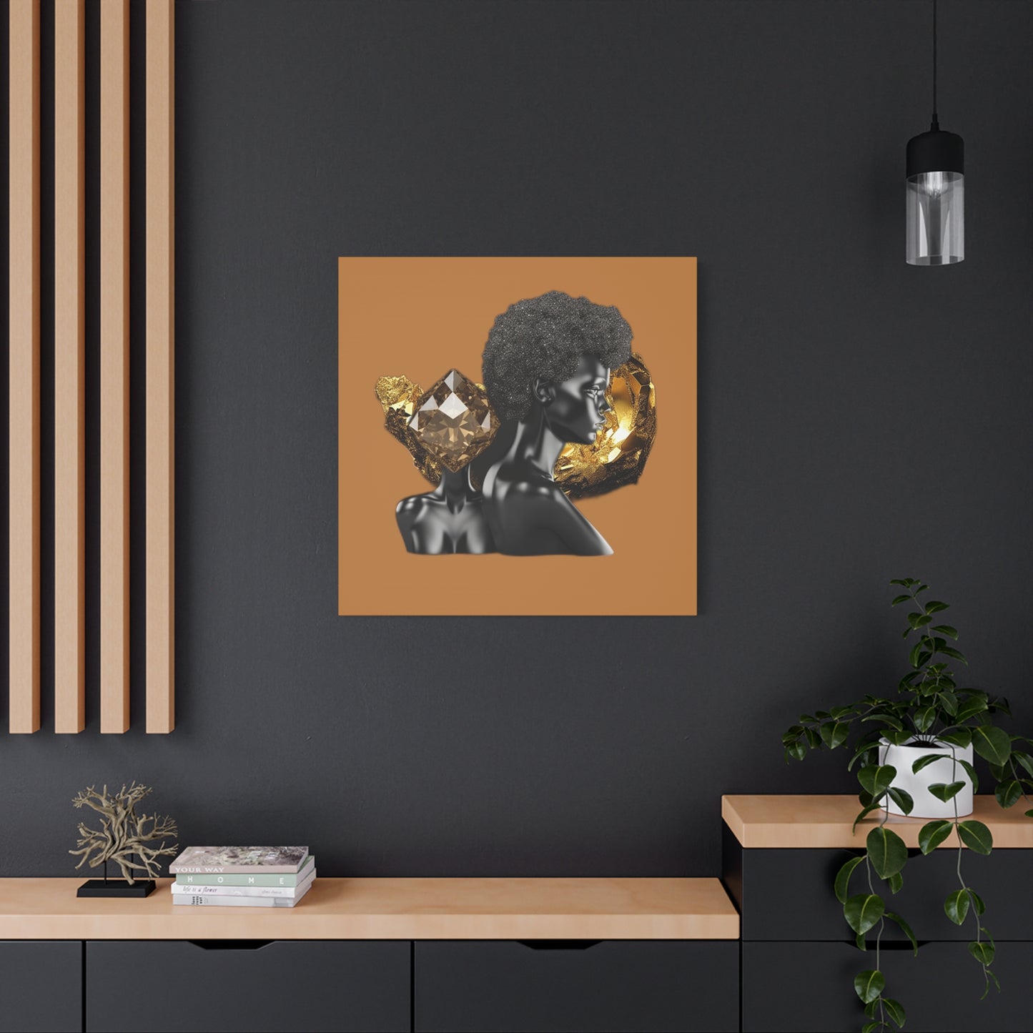 The Black in Everything is Golden (Brown)- Wall Art