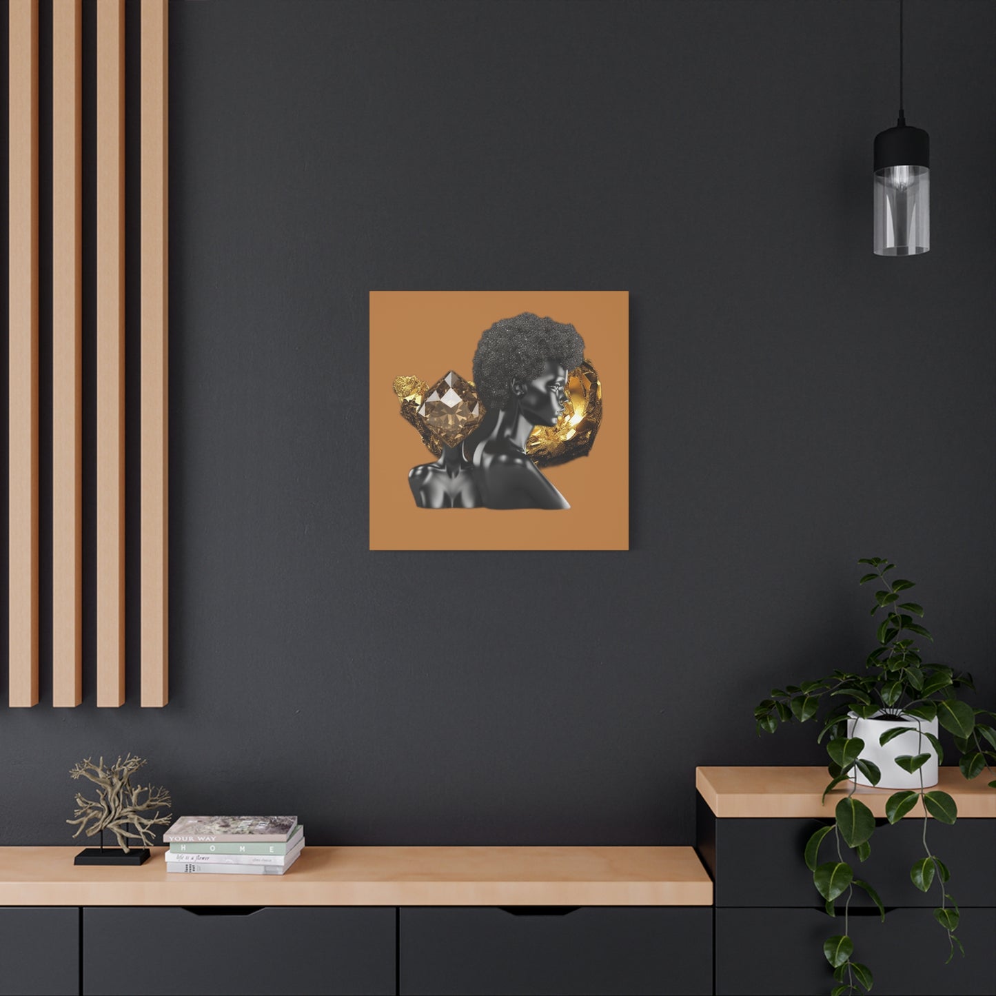 The Black in Everything is Golden (Brown)- Wall Art
