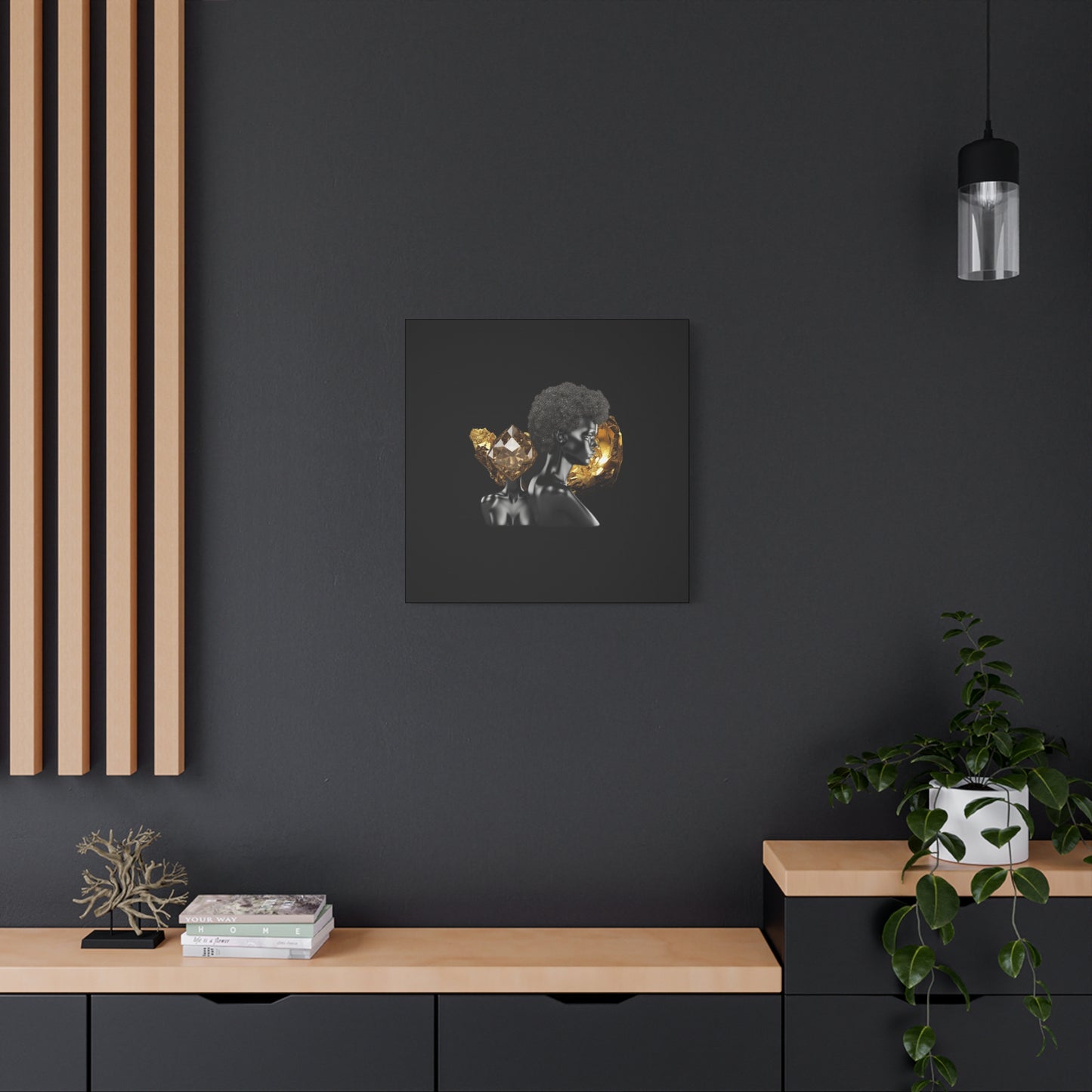 The Black in Everything is Golden (Black)- Wall Art