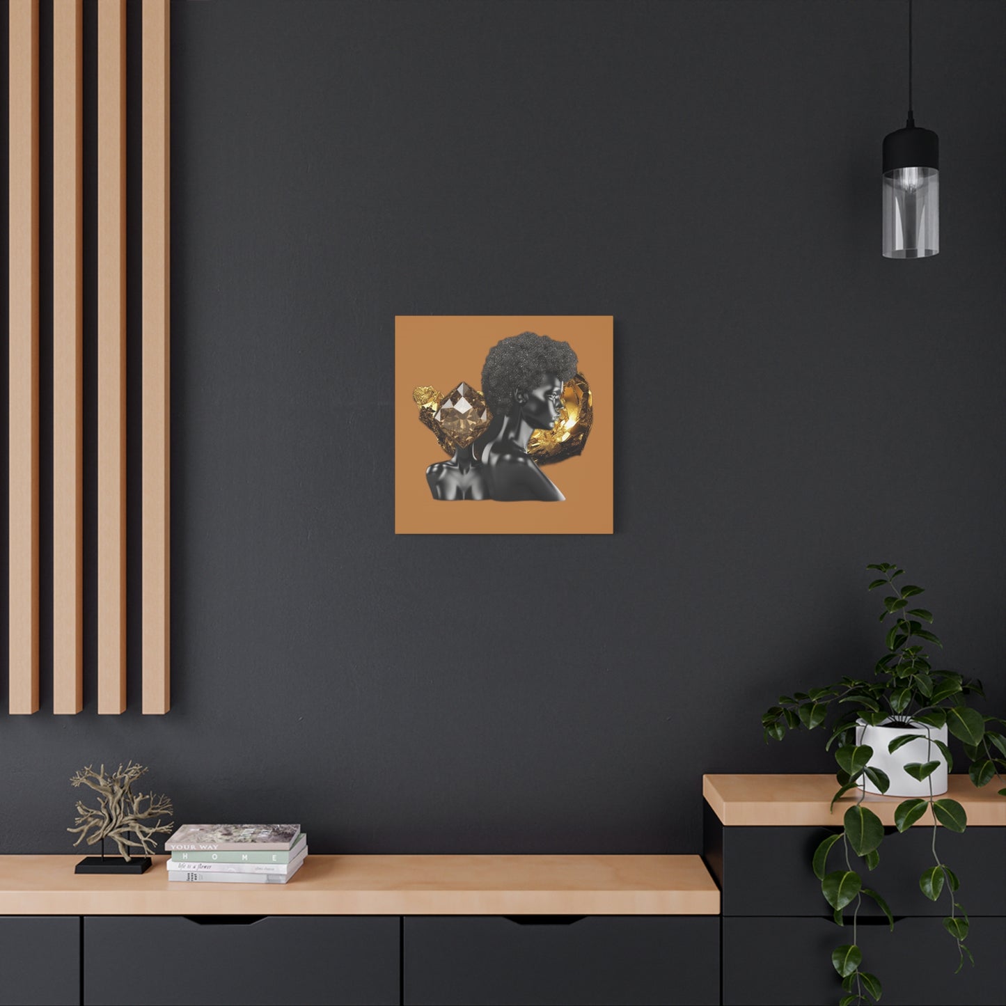 The Black in Everything is Golden (Brown)- Wall Art