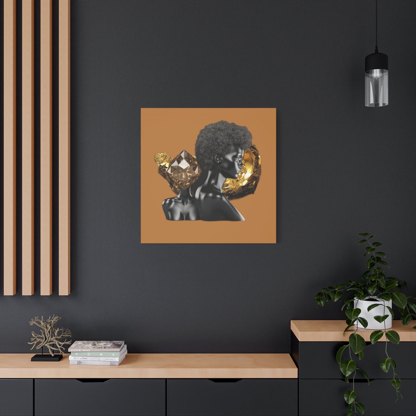 The Black in Everything is Golden (Brown)- Wall Art