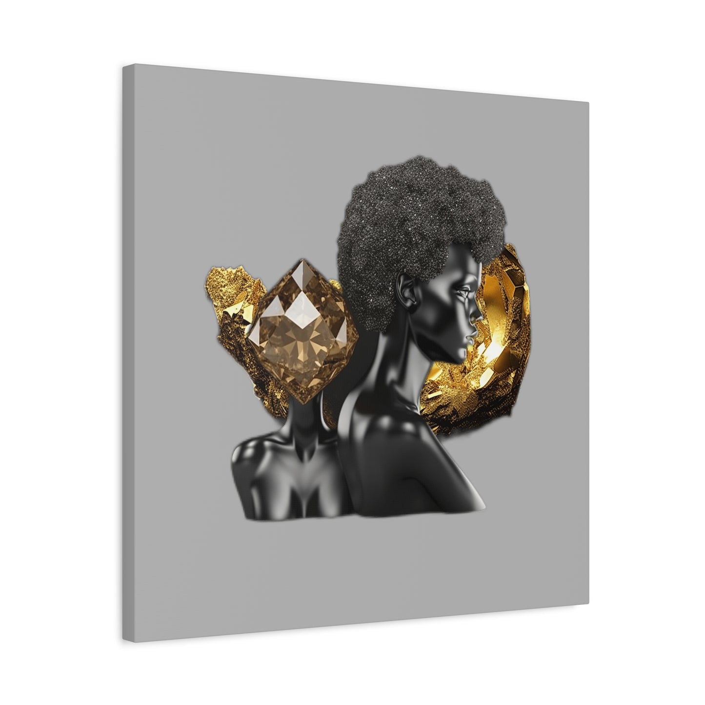 The Black in Everything is Golden (Gray)- Wall Art