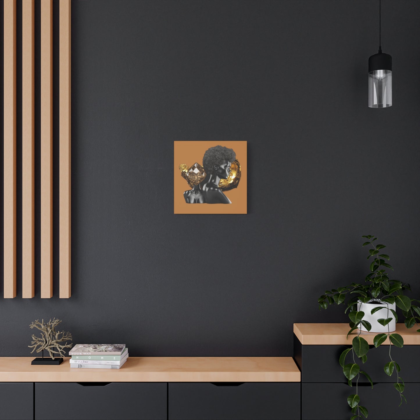 The Black in Everything is Golden (Brown)- Wall Art