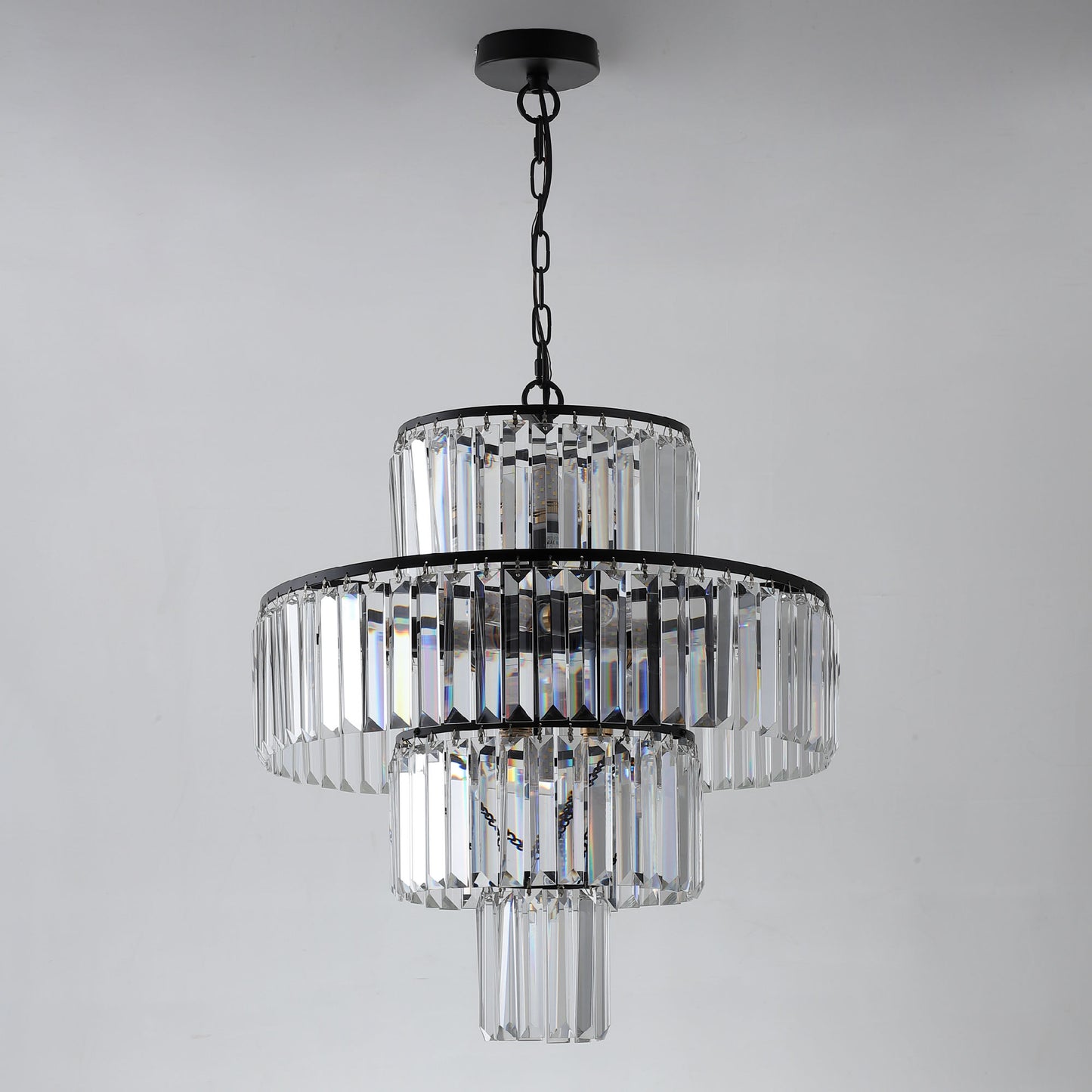 Luxury Crystal Chandelier -Black