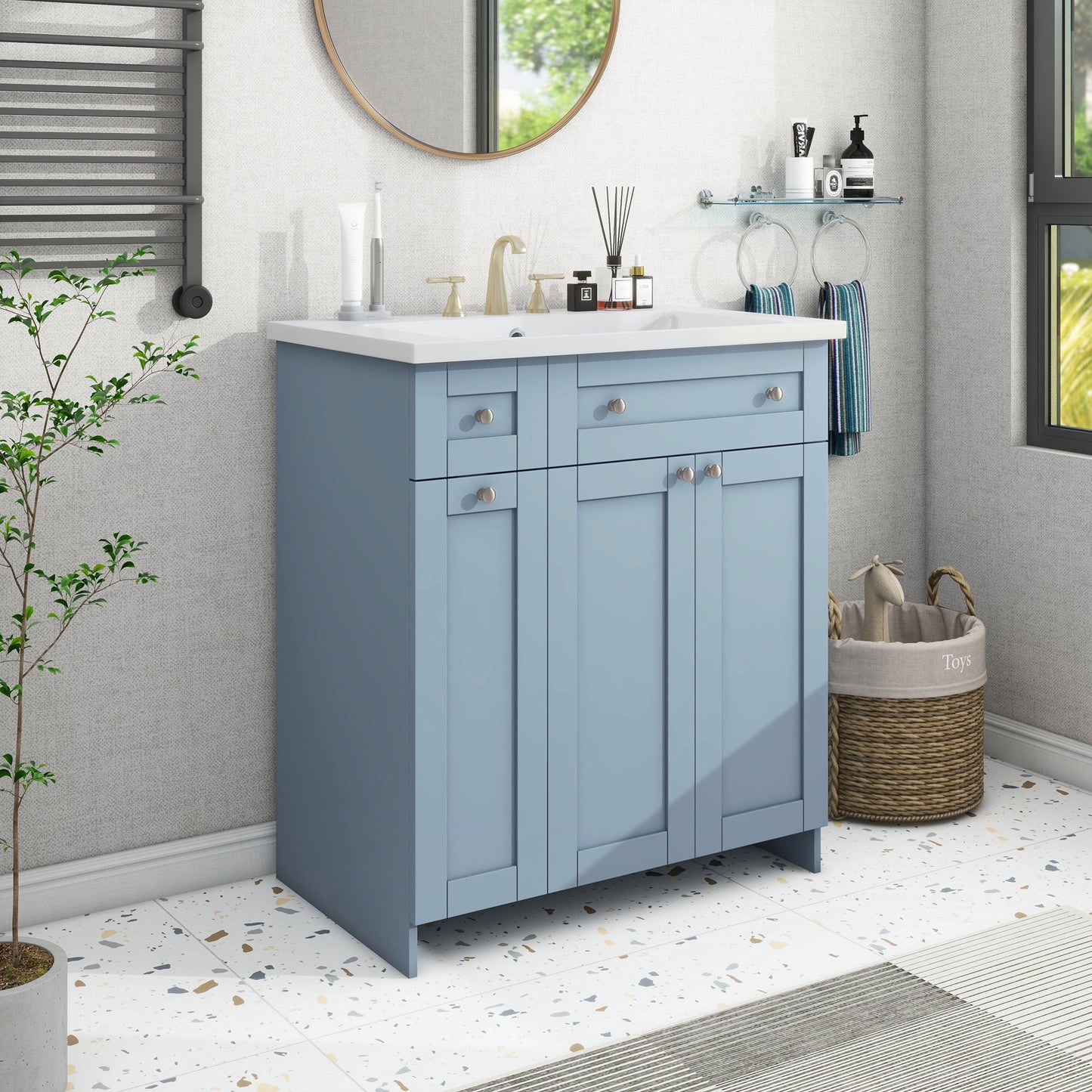 Modern 30-Inch Bathroom Vanity
