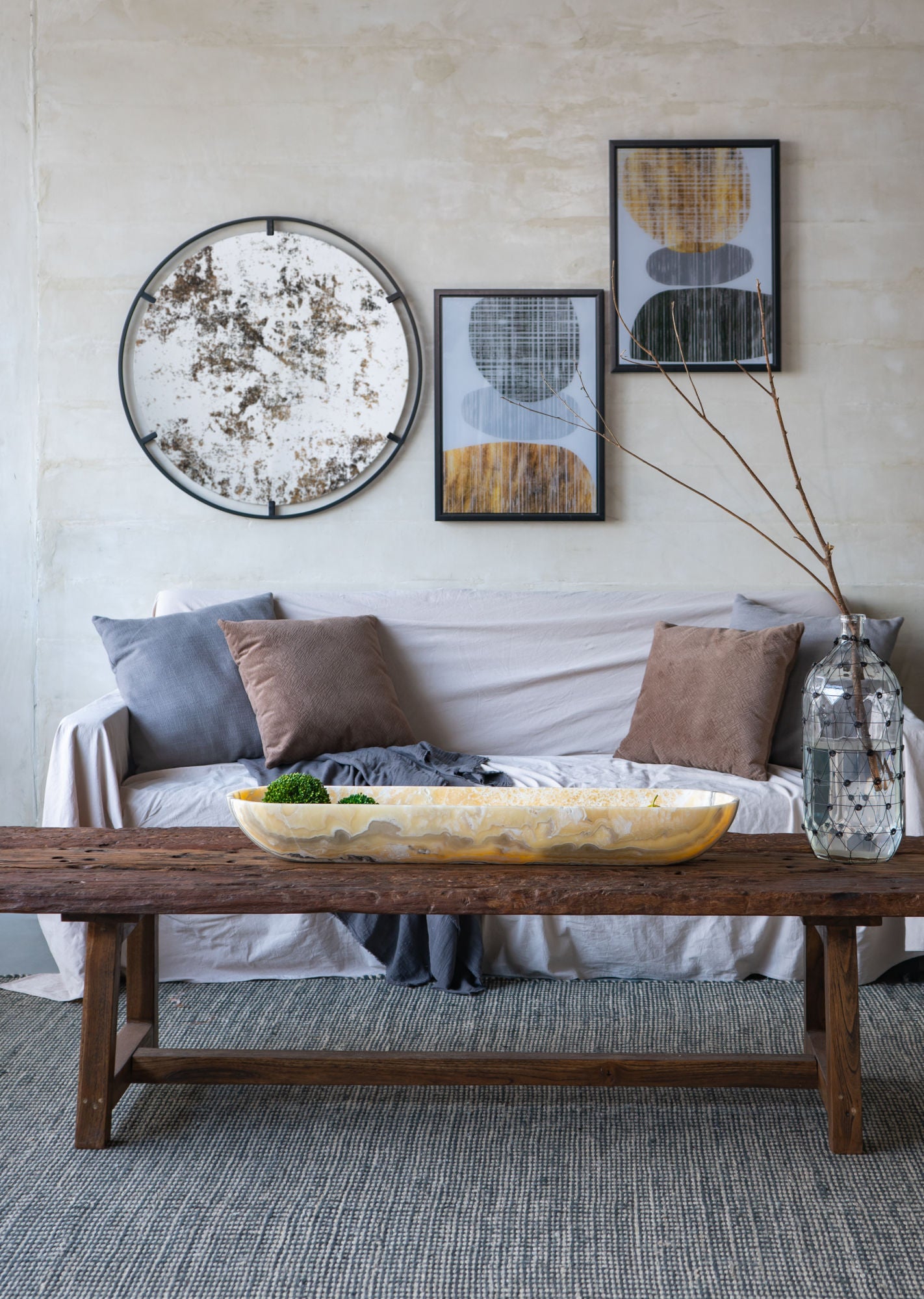 Theodor Mirror with industrial design