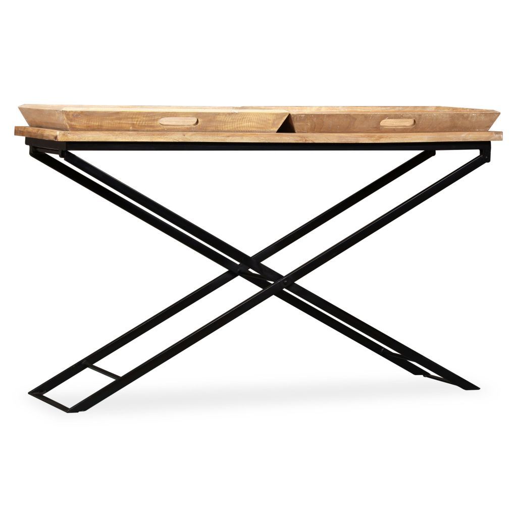 Console Table Solid Mango Wood 51.2"x15.7"x31.5"