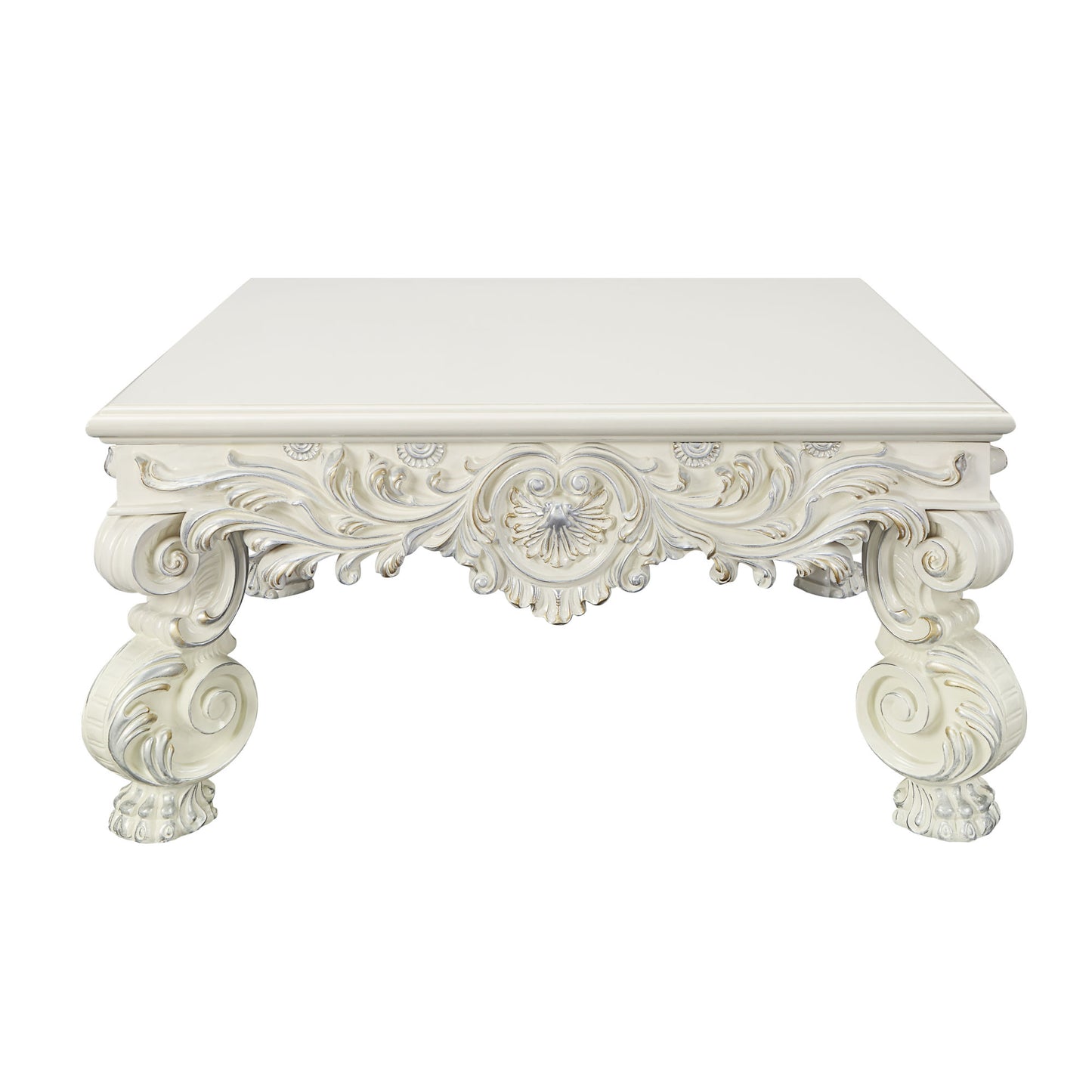 ACME Adara COFFEE TABLE Antique - White Finish