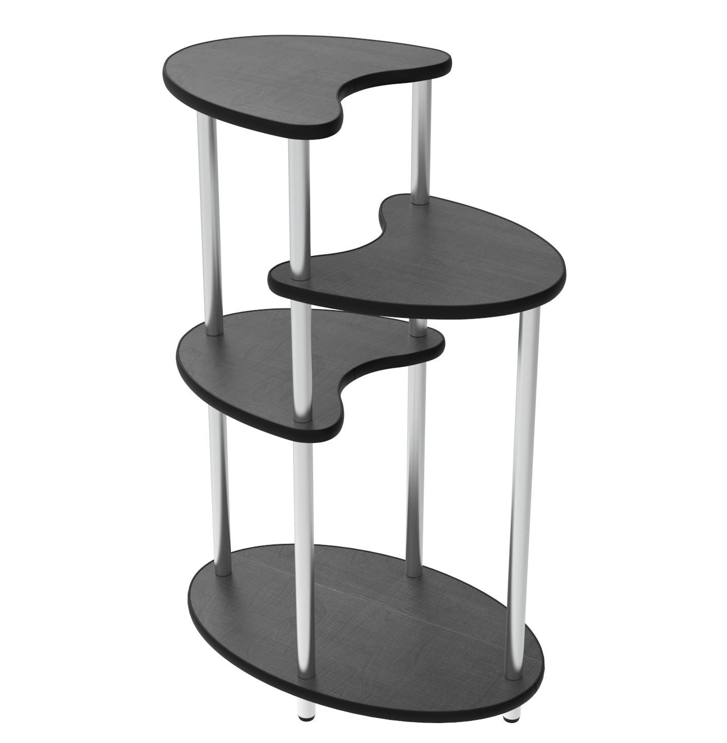 4 Tier Metal Plant Stand Foldable Tall Plant